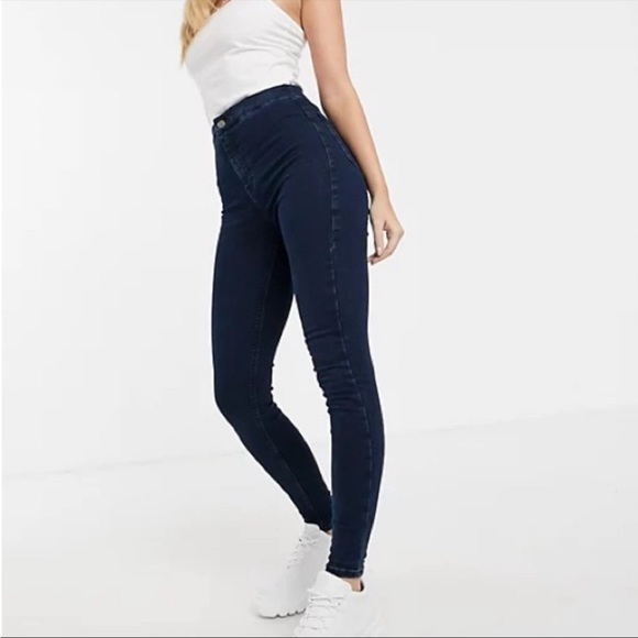 High-Rise Topshop Joni Jeans - Size 25W - Picture 1 of 13